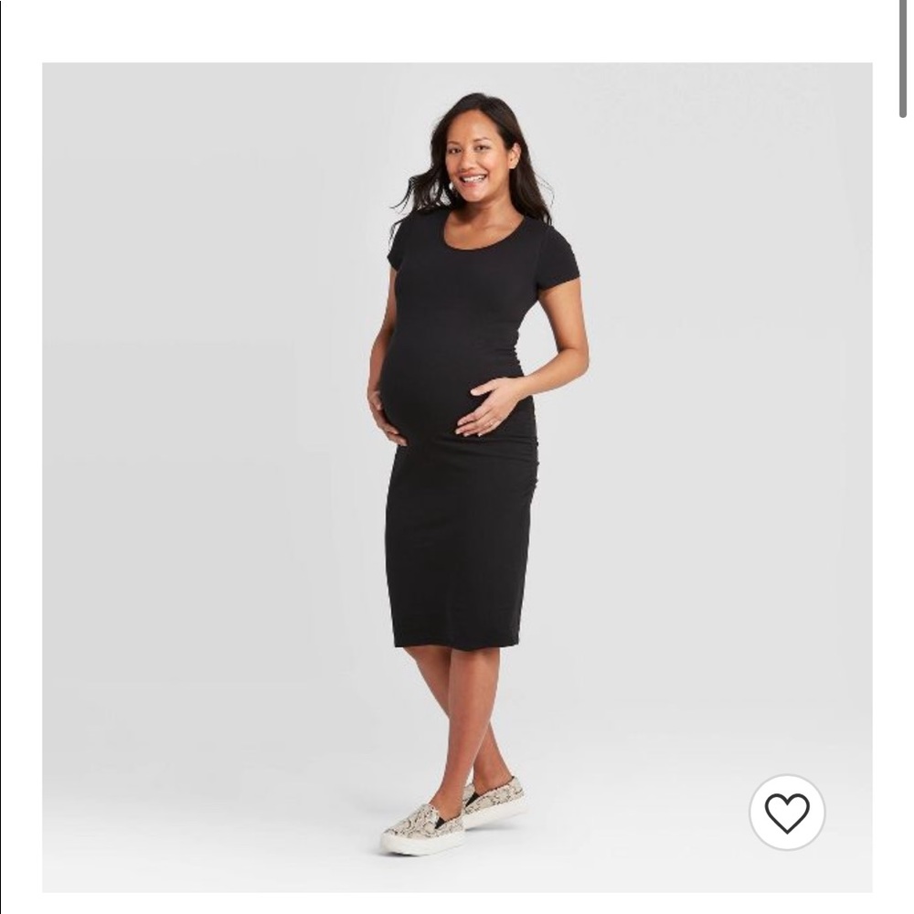 Short Sleeve T-shirt Maternity Dress